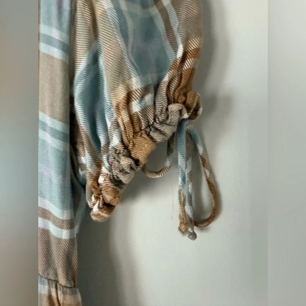 Show Me Your Mumu Maryellen Tiered Mini Dress in Georgetown Plaid - Picture 10 of 16